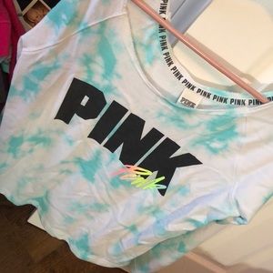 Pink tie dye sweatshirt